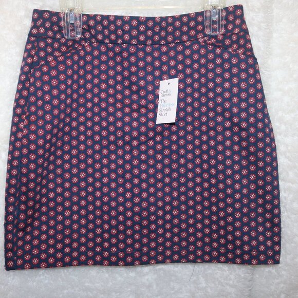 Croft & Barrow ladies woven skort size 6 regular NWT - Picture 1 of 5